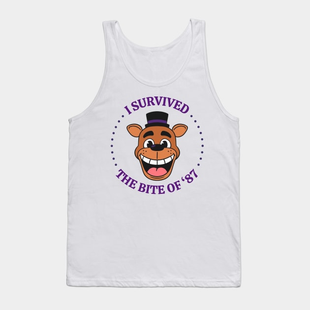 FNAF - Five Nights at Freddy's - the bite of '87 Tank Top by KUKUL